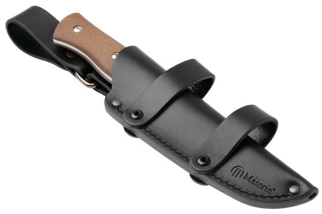 Bild für Maserin Woodsman 917/PM Stonewashed Nitro X7, Brown SolidPaper, Fahrtenmesser, Igor Bortolussi Design