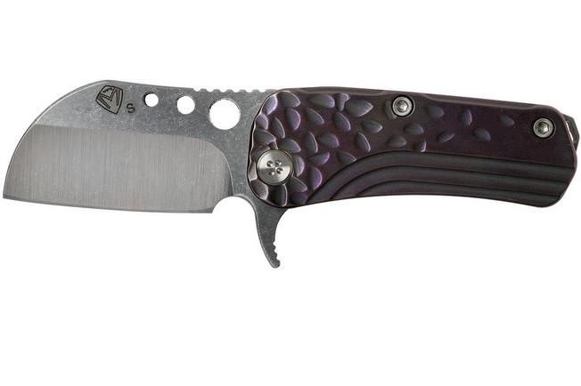 Imagen para Medford Chunky Monkey S35VN Tumbled, Violet Falling Leaf Handle navaja
