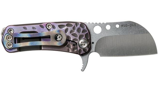 Imagen para Medford Chunky Monkey S35VN Tumbled, Violet Falling Leaf Handle navaja