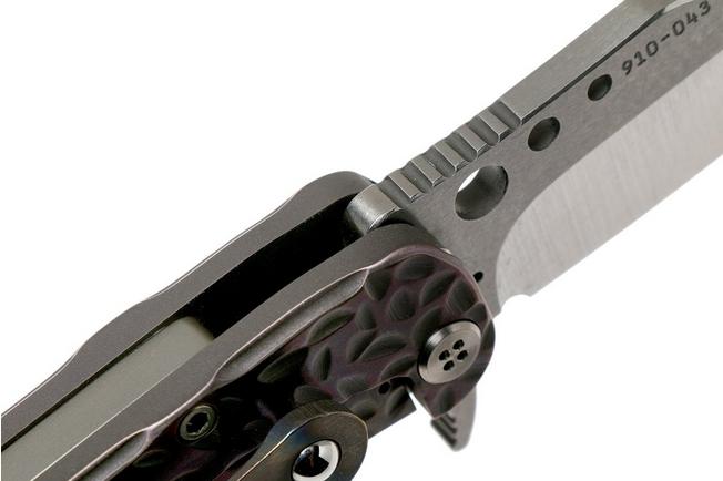 Imagen para Medford Chunky Monkey S35VN Tumbled, Violet Falling Leaf Handle navaja
