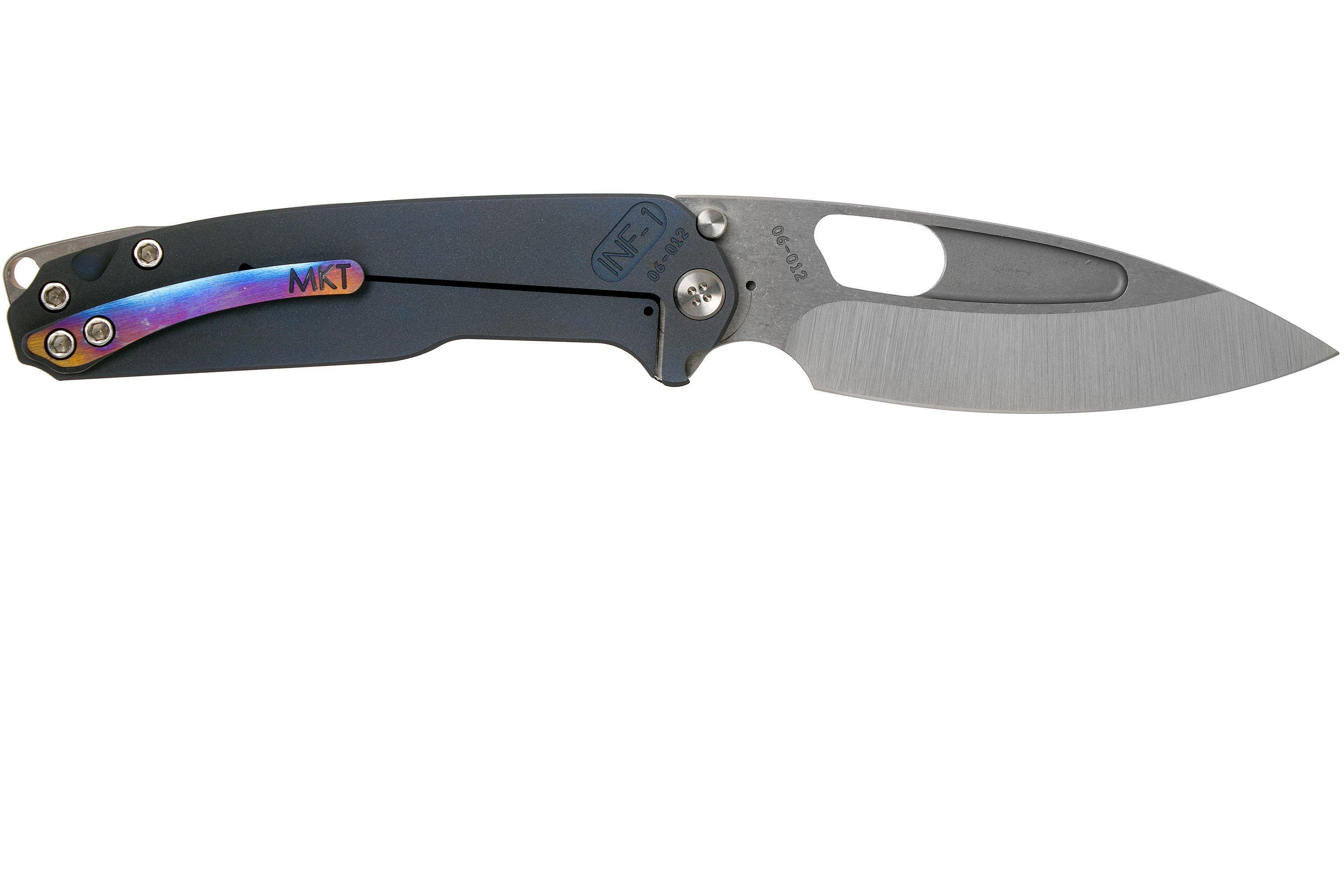 Medford Infraction, Tumbled S35VN, Faced Flamed Handle, pocket knife