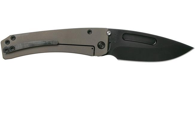 Image for Medford Midi Marauder Faced Bronze Flamed Handle, PVD S35VN Satin pocket knife