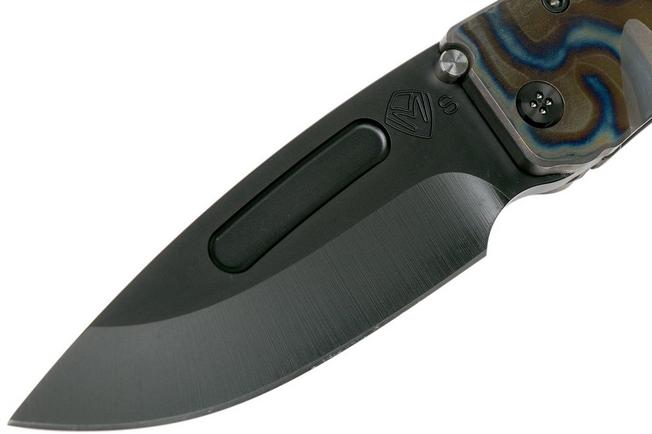 Image for Medford Midi Marauder Faced Bronze Flamed Handle, PVD S35VN Satin pocket knife