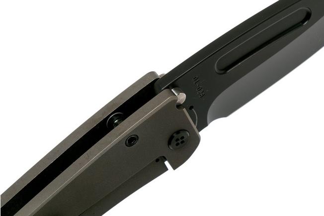 Image for Medford Midi Marauder Faced Bronze Flamed Handle, PVD S35VN Satin pocket knife