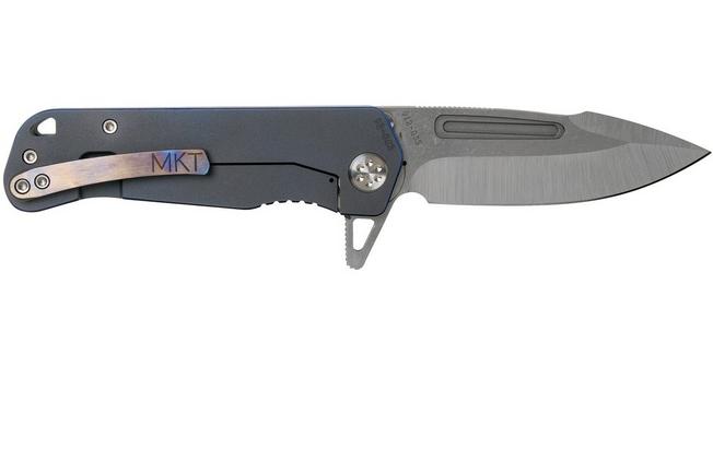 Image for Medford Proxima S35VN Blue handles, Brushed perimeters, pocket knife