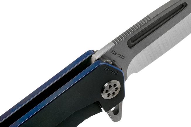 Image for Medford Proxima S35VN Blue handles, Brushed perimeters, pocket knife