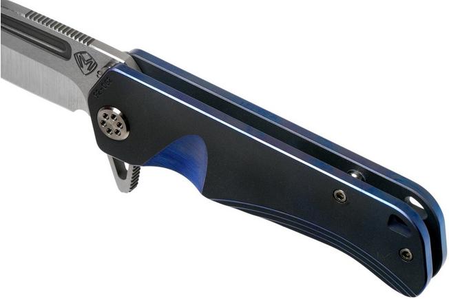 Image for Medford Proxima S35VN Blue handles, Brushed perimeters, pocket knife