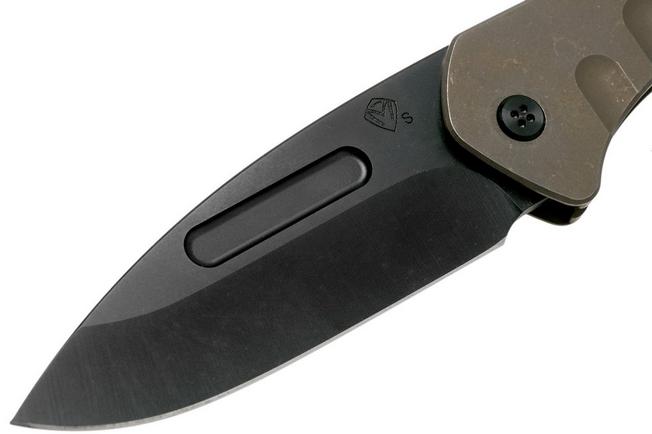 Image for Medford Praetorian Slim, S35VN PVD, Drop Point, Bronze Handles pocket knife
