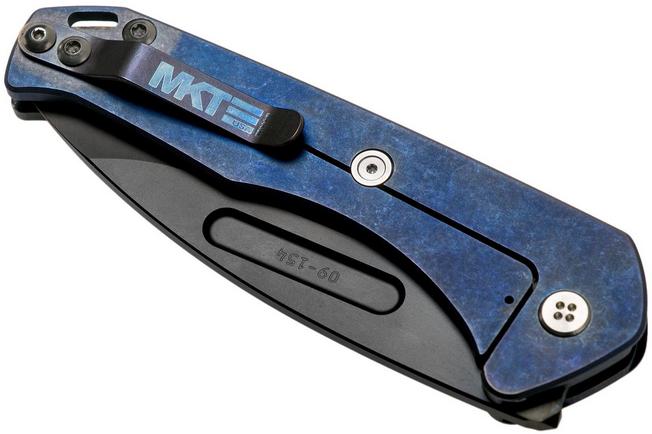 Imagen para Medford Praetorian Slim, S35VN PVD, Drop Point, Faced & Flamed Blue Handles navaja