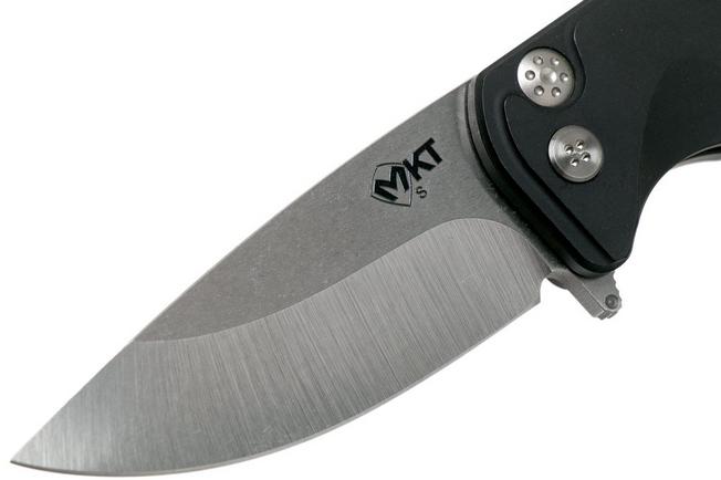 Image for Medford Smooth Criminal S35VN Tumbled, Black Aluminium pocket knife