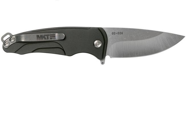 Image for Medford Smooth Criminal S35VN Tumbled, Green Aluminium pocket knife