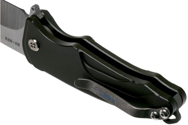Image for Medford Smooth Criminal S35VN Tumbled, Green Aluminium pocket knife