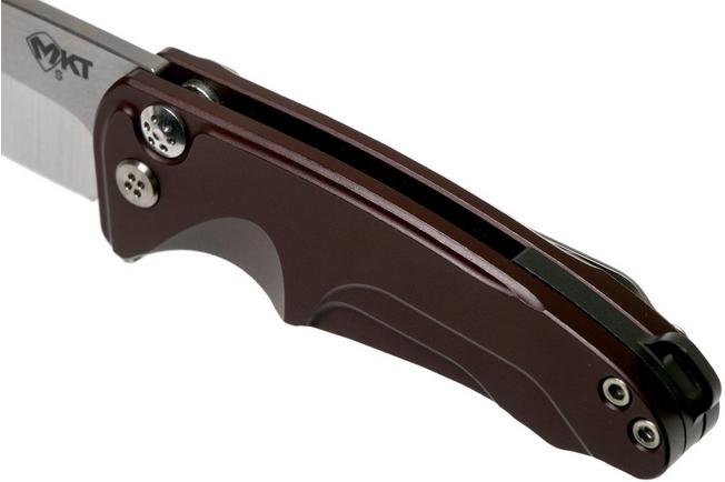 Image for Medford Smooth Criminal S35VN Tumbled, Red Aluminium pocket knife
