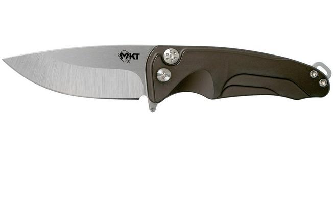Image for Medford Smooth Criminal S35VN Tumbled, Bronze Aluminium pocket knife