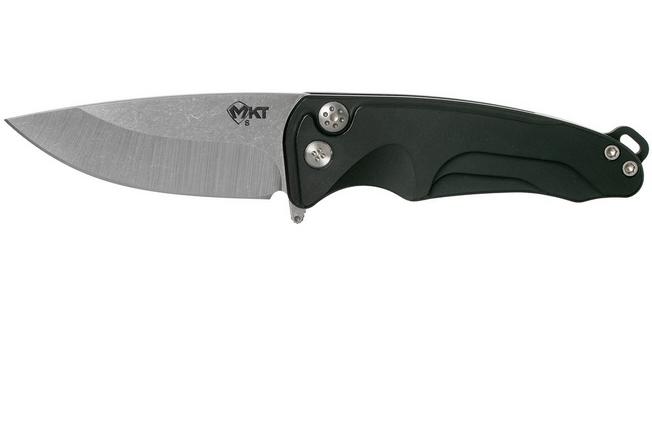 Image for Medford Smooth Criminal S35VN Tumbled, Black Aluminium pocket knife