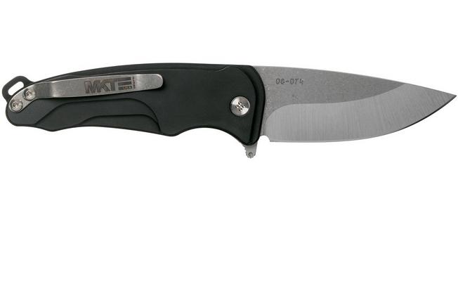 Image for Medford Smooth Criminal S35VN Tumbled, Black Aluminium pocket knife