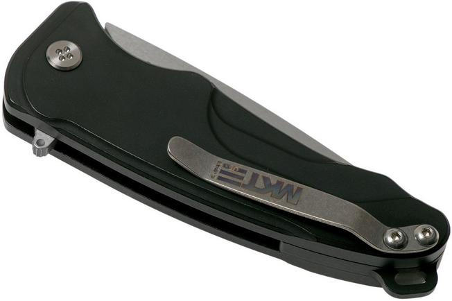 Image for Medford Smooth Criminal S35VN Tumbled, Black Aluminium pocket knife