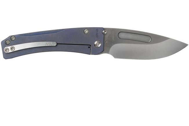 Image for Medford Slim Midi Marauder S35VN Blue Cherry Blossom Handle pocket knife