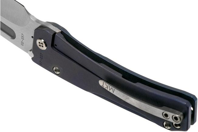 Image for Medford Slim Midi Marauder S35VN Blue Cherry Blossom Handle pocket knife