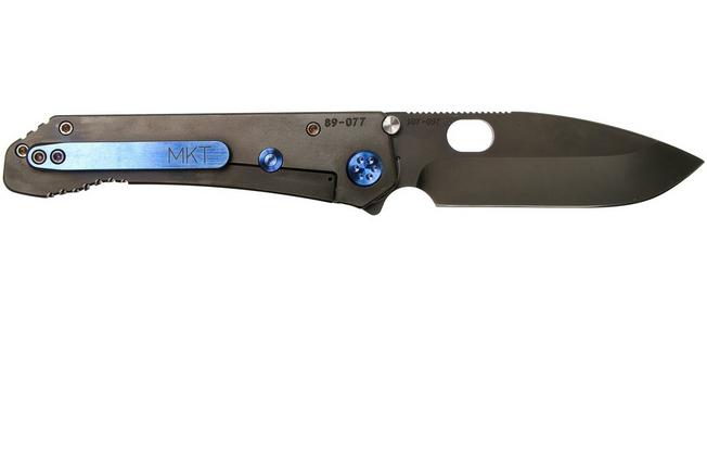 Imagen para Medford 187DP D2, PVD Blade, PVD Handle, Blue Hardware navaja