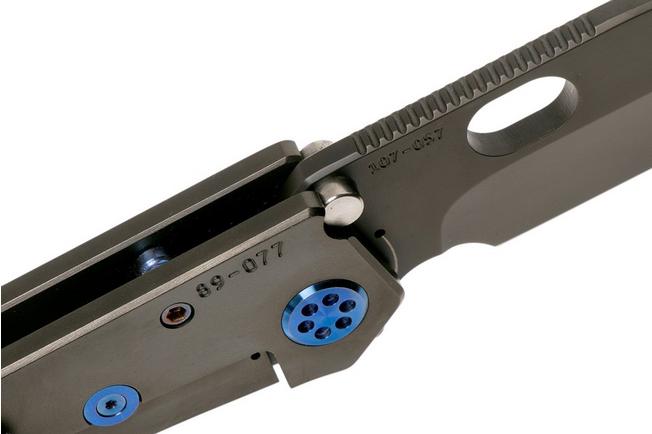 Imagen para Medford 187DP D2, PVD Blade, PVD Handle, Blue Hardware navaja