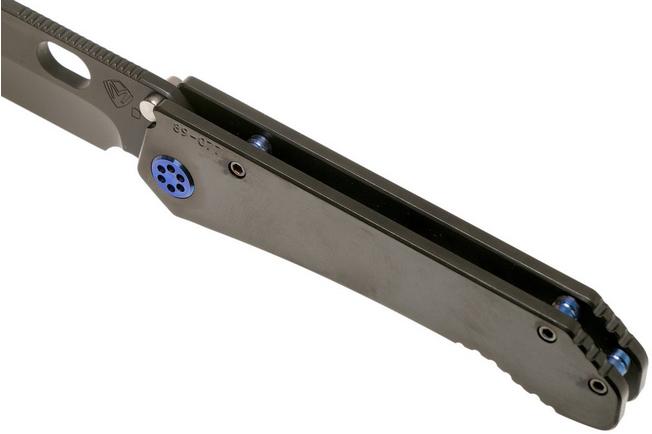 Imagen para Medford 187DP D2, PVD Blade, PVD Handle, Blue Hardware navaja