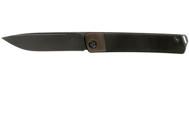 Imagen para Medford Gentleman Jack S35VN, PVD Blade, PVD Handle Bronze Bolsters, PVD Hardware navaja