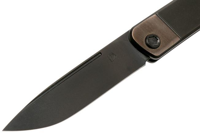 Imagen para Medford Gentleman Jack S35VN, PVD Blade, PVD Handle Bronze Bolsters, PVD Hardware navaja