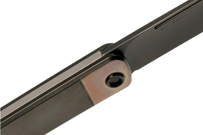 Imagen para Medford Gentleman Jack S35VN, PVD Blade, PVD Handle Bronze Bolsters, PVD Hardware navaja