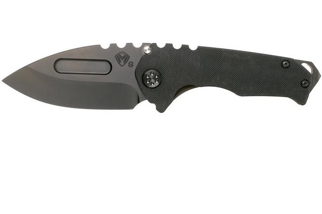 Imagen para Medford Praetorian Genesis G S35VN, PVD Droppoint Blade, Black G10 Handle, PVD Hardware navaja
