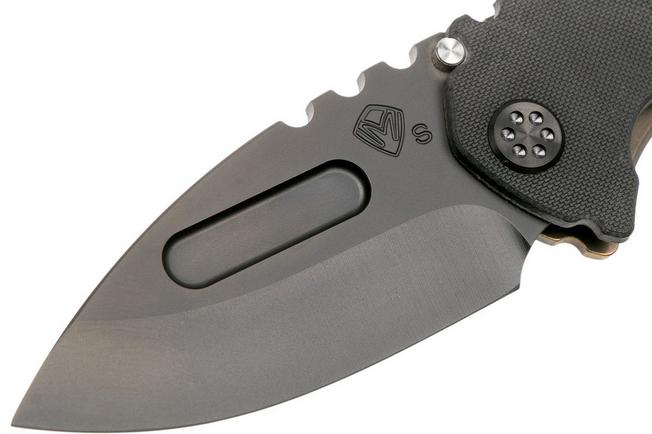 Imagen para Medford Praetorian Genesis G S35VN, PVD Droppoint Blade, Black G10 Handle, PVD Hardware navaja
