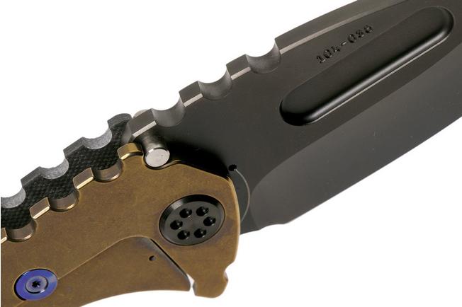 Imagen para Medford Praetorian Genesis G S35VN, PVD Droppoint Blade, Black G10 Handle, PVD Hardware navaja
