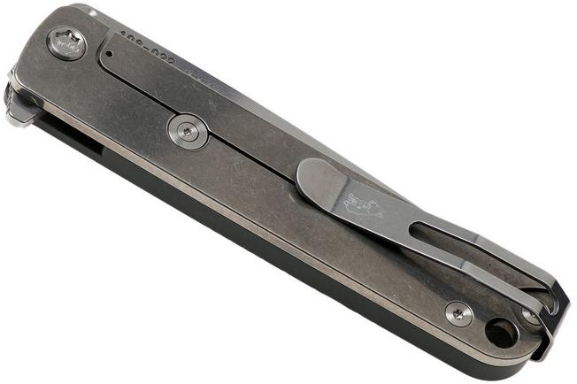 Imagen para Medford M-48 S35VN, Tumbled Blade, OD Green Handle, Silver Hardware navaja