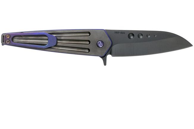 Imagen para Medford Nosferatu Flipper S35VN, PVD Blade, PVD Handle Violet Hardware navaja
