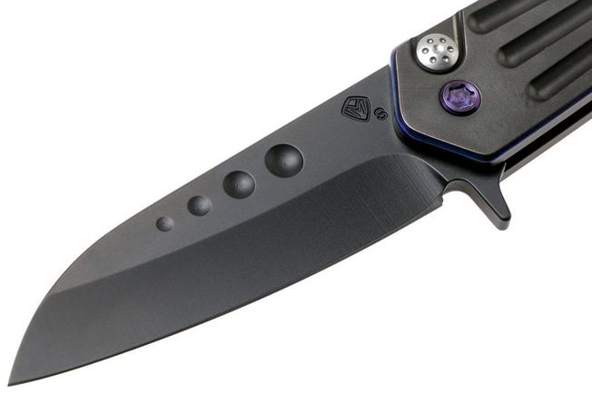 Imagen para Medford Nosferatu Flipper S35VN, PVD Blade, PVD Handle Violet Hardware navaja