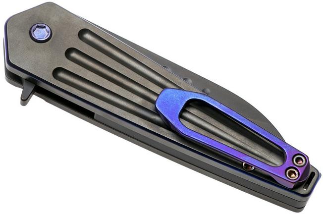 Imagen para Medford Nosferatu Flipper S35VN, PVD Blade, PVD Handle Violet Hardware navaja