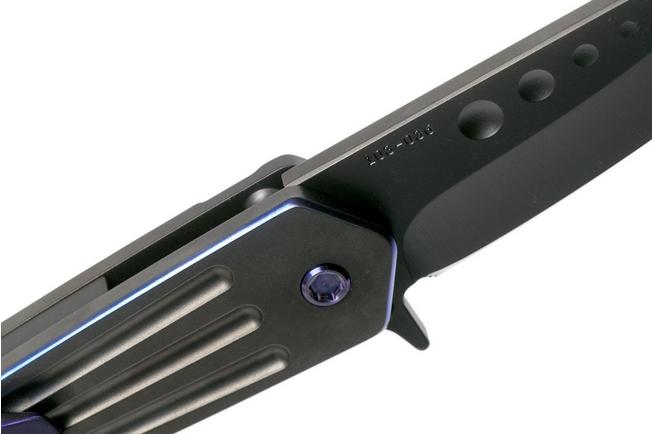 Imagen para Medford Nosferatu Flipper S35VN, PVD Blade, PVD Handle Violet Hardware navaja