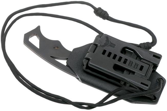 Afbeelding voor Medford Praetorian Neck Knife PVD S35VN nekmes, Black Kydex