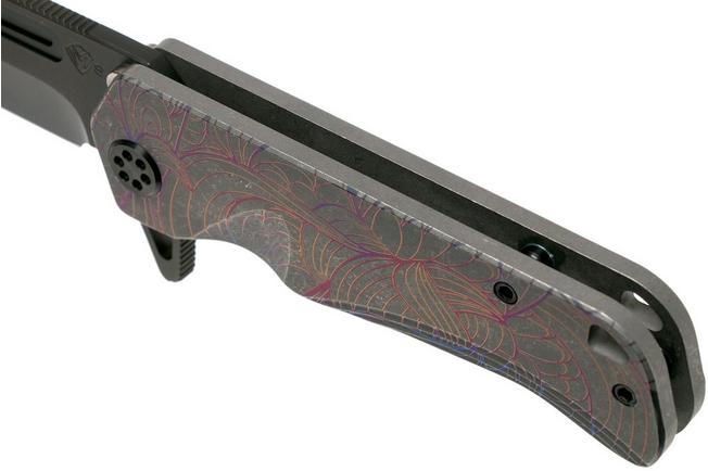 Image pour Medford Proxima - S35VN PVD, "Art Nouveau/Flora" Tumbled Handles, PVD HW