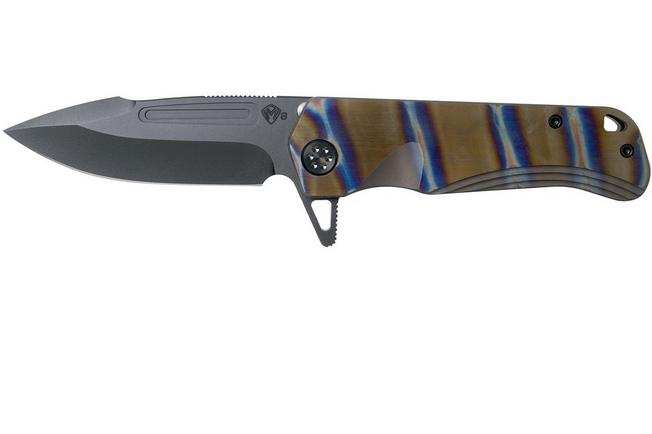 Imagen para Medford Proxima PVD S35VN, Faced Flamed Bronze handles, navaja