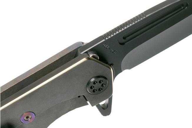 Imagen para Medford Proxima PVD S35VN, Faced Flamed Bronze handles, navaja