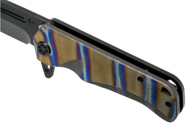 Imagen para Medford Proxima PVD S35VN, Faced Flamed Bronze handles, navaja