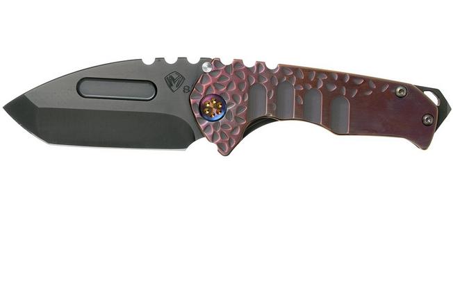 Imagen para Medford Praetorian Genesis T, Tanto PVD S35VN, Violet Falling Leaf Handle navaja