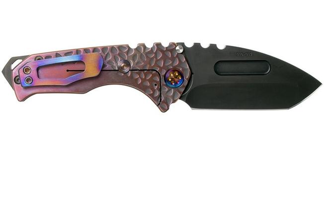 Imagen para Medford Praetorian Genesis T, Tanto PVD S35VN, Violet Falling Leaf Handle navaja