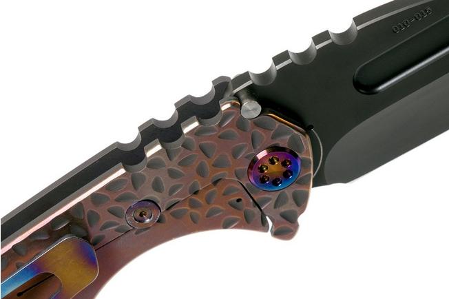 Imagen para Medford Praetorian Genesis T, Tanto PVD S35VN, Violet Falling Leaf Handle navaja