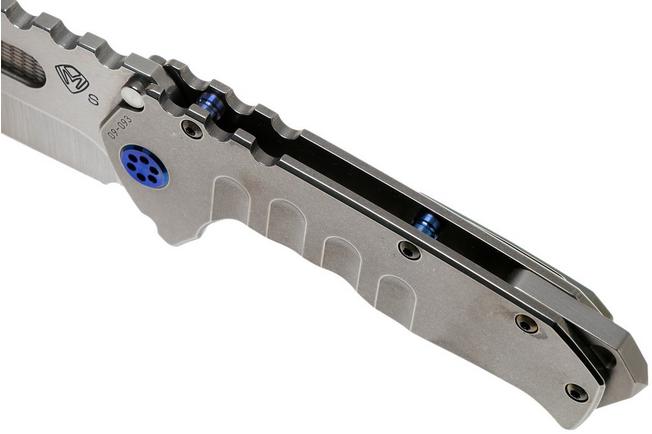 Imagen para Medford Praetorian T S35VN, Tumbled Droppoint, Tumbled Handle, Blue Hardware navaja