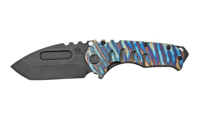 Imagen para Medford Praetorian T S35VN, PVD Tanto, Faced/Flm Bronze, Tiger Stripes, PVD Hardware navaja