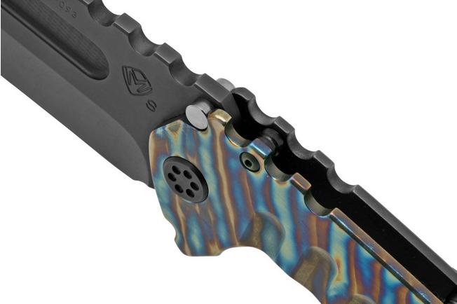 Imagen para Medford Praetorian T S35VN, PVD Tanto, Faced/Flm Bronze, Tiger Stripes, PVD Hardware navaja