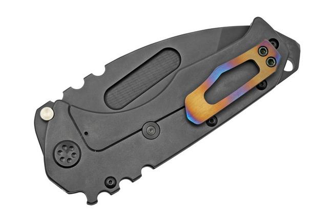 Imagen para Medford Praetorian T S35VN, PVD Tanto, Faced/Flm Bronze, Tiger Stripes, PVD Hardware navaja