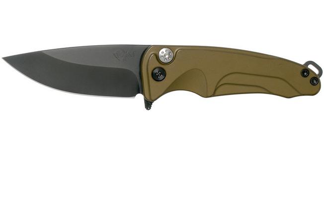 Imagen para Medford Smooth Criminal PVD S35VN, Gold Yellow Aluminium navaja
